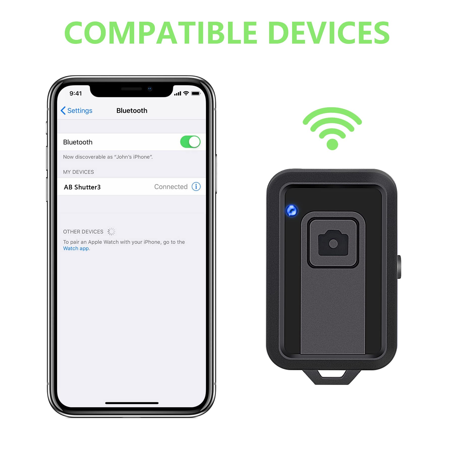 Phone Remote Shutter Control For Phone IPhone And Android, LINKCOOL