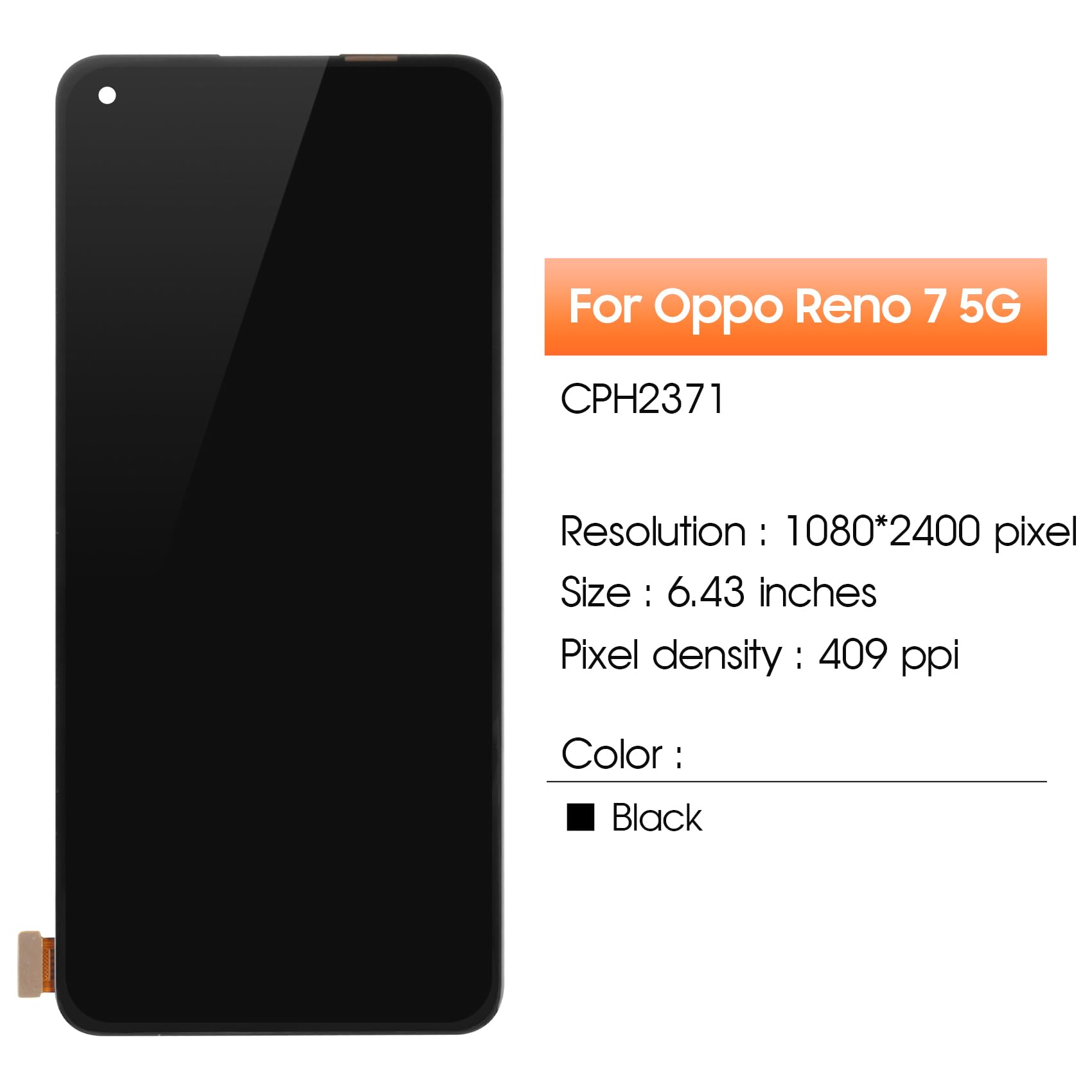Amazon.com: Screen for Oppo Reno 7 5G Screen Replacement for Oppo