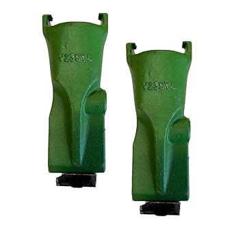 2pk V23SYL Bucket Teeth, V23SYL V Style General Purpose Bucket Tooth FITS for V23SYL V Style Bucket Digging Teeth W/ 23 PN Flex Pins 2