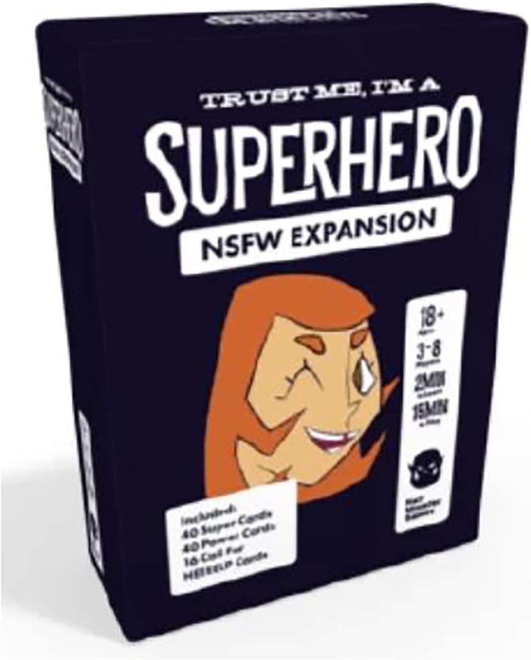 Half-Monster Games NSFW Superheroes Expansion Pack: Trust Me I'm a Superhero -Card -Game. Age 18+, 3-8 Players