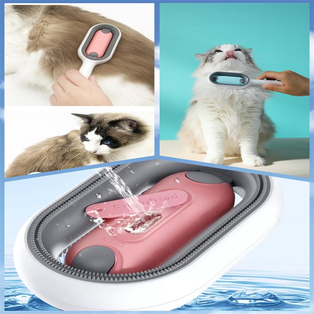 Amazon.co.jp: 新ペットブラシ シンク付き 猫用ブラシ ペット用コーム