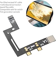 Vista 3 de Cable CPU para NS Switch V3, cable de consola de juegos de repuesto para OLED Flex Sx para Switch OLED Revisado V1 Cable TX