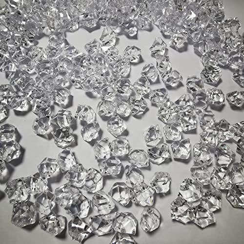 Lyfjxx Vase Fillers, Fake Ice Cubes, 1000 Pcs Acrylic Vase Fillers For Centerpieces, 11*14 Mm Crushed Ice Crystals Clear Rocks Fake Diamonds Clear Acrylic Gems For Wedding Decor Photography Props , #TOP1
