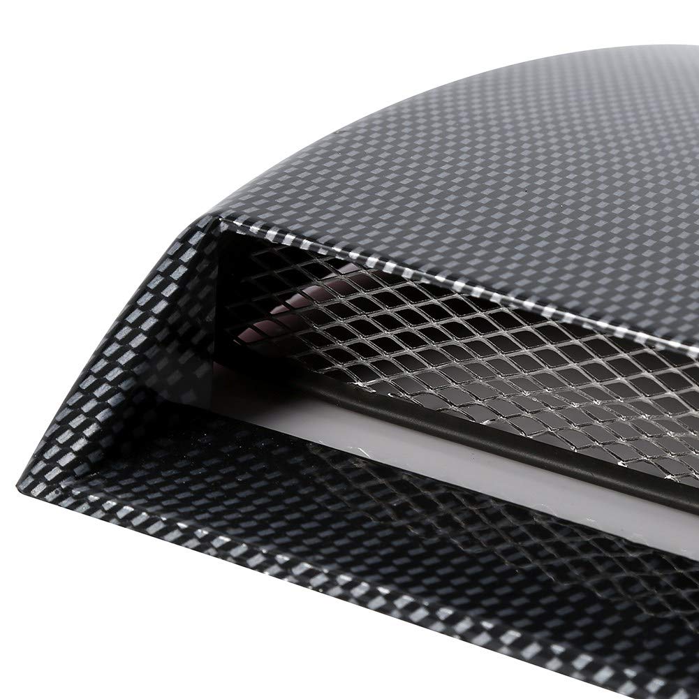 Cappuccio di copertura dell'autoadesivo decorativo auto universale Cappuccio di aspirazione dell'autoadesivo decorativo cofano(Carbon Fiber)