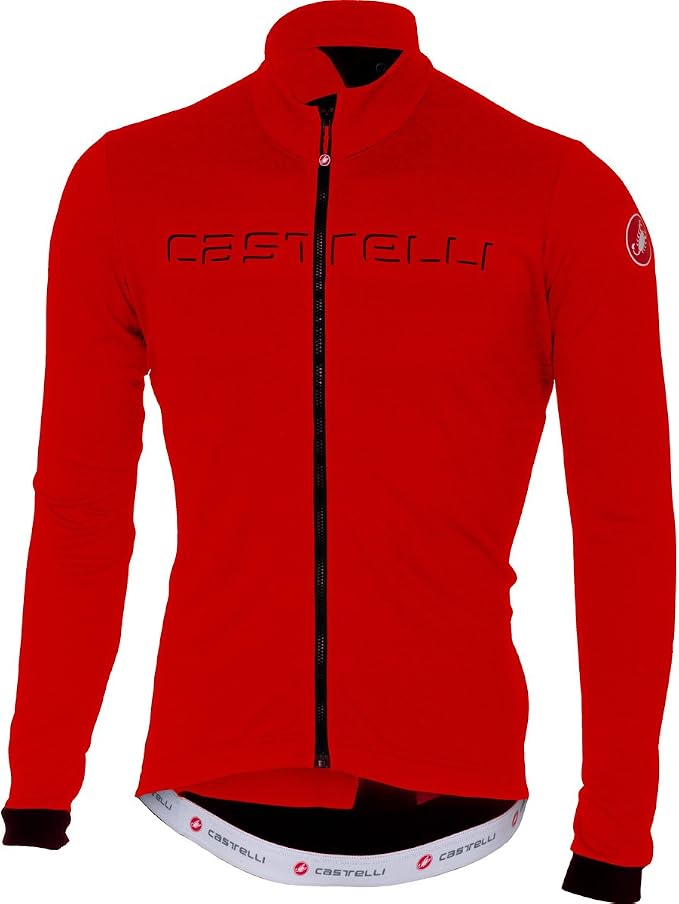 castelli Maglia Fondo FZ, Rosso / antracite, XL : Amazon.it: Abbigliamento