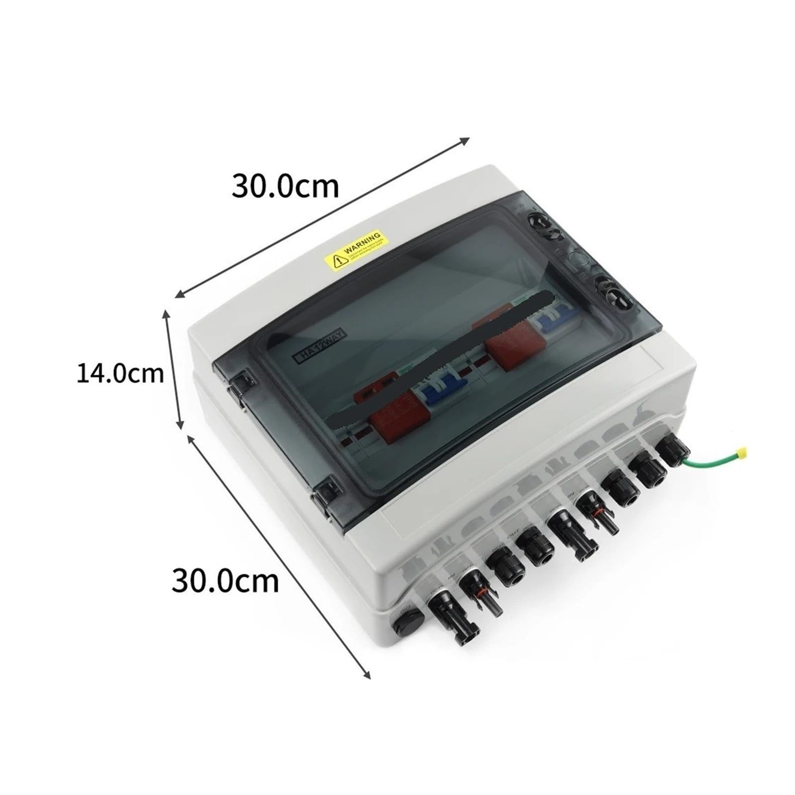 Combiner Box DC 500 V 2 Eingänge 2 Ausgänge Solar-Photovoltaik