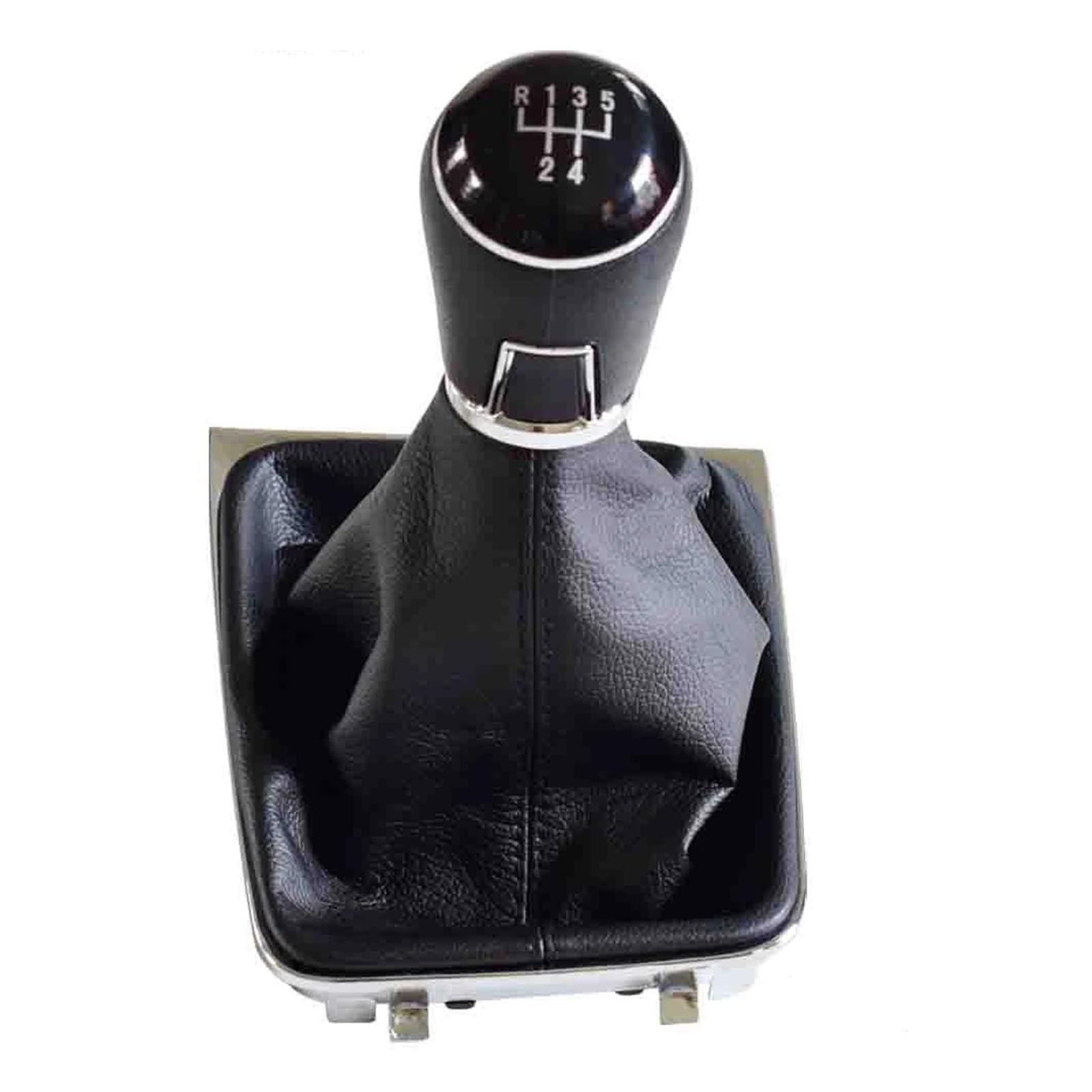 LTQSIV for VW for Golf 7 A7 MK7 VII for GTI GTD 2013-2017 Manual Gear Shift Knob Stick Lever 5 6 Speed with Dust-Proof Boots(5 Speed)