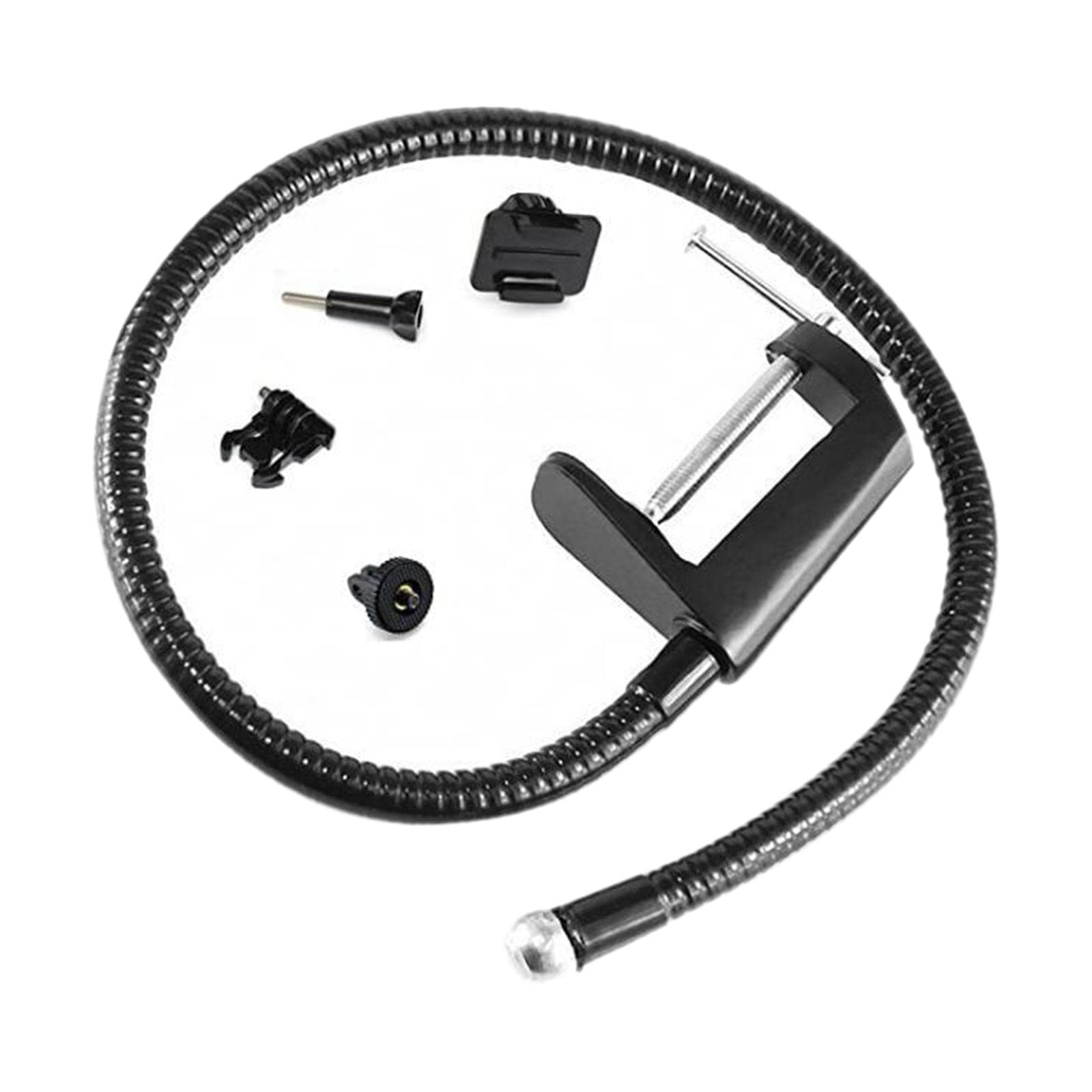 BNF® Adjustable Webcam Stand Camera Phone Holder Gooseneck Desk Mount 38Cm Tube