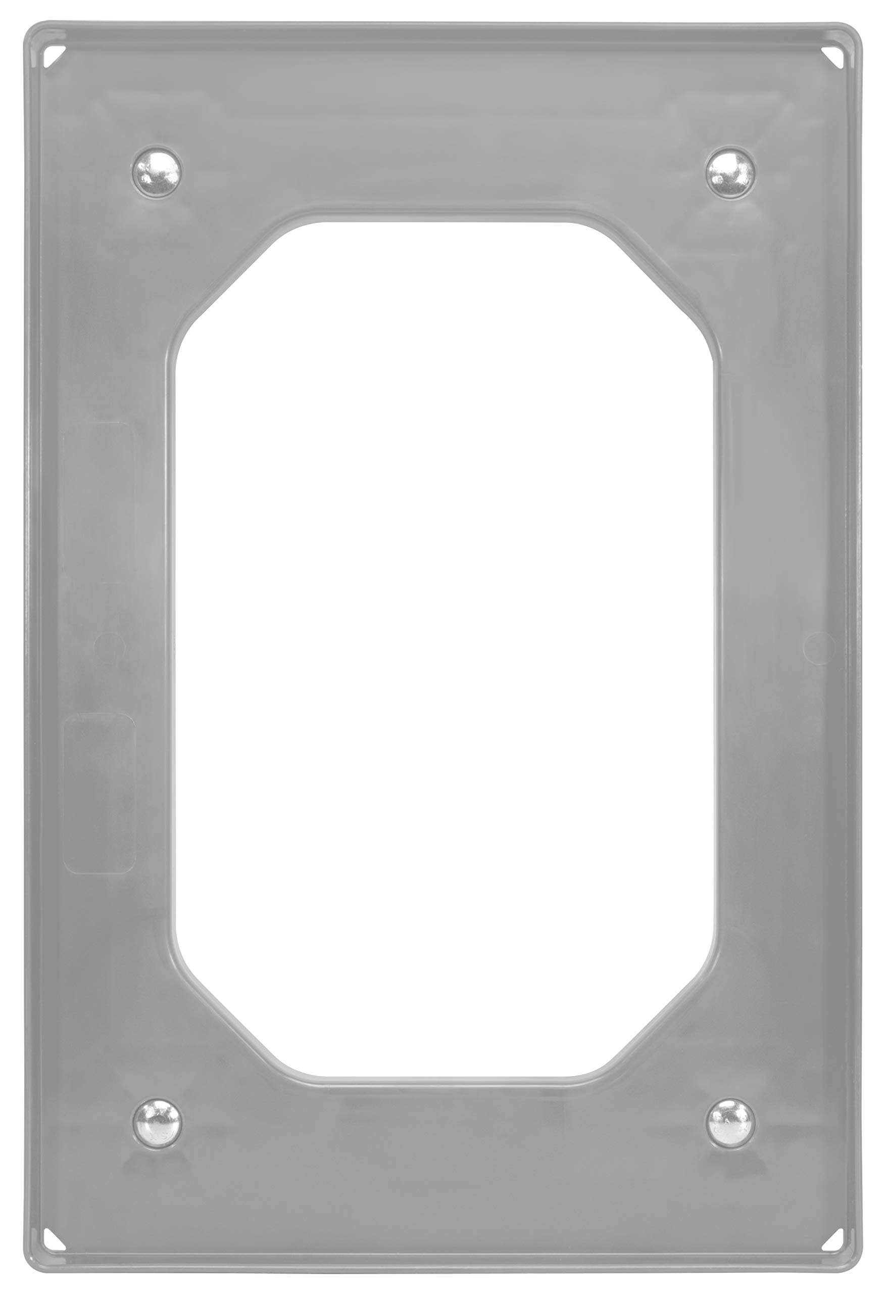 5 Stück Transportroller für Kisten 60 x 40 cm mit 4 Lenkrollen in grau