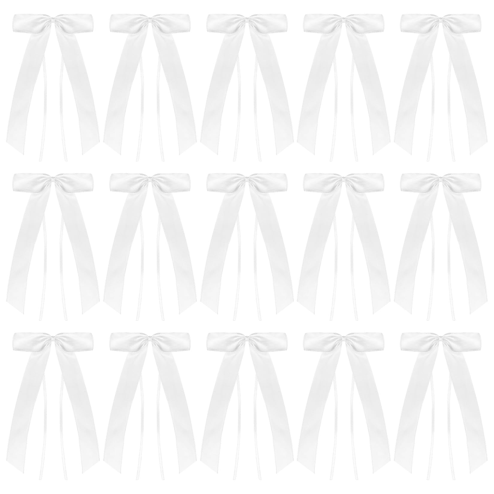 50 Autoschleifen Hochzeit - Weiße Schleifen Für Auto-Deko