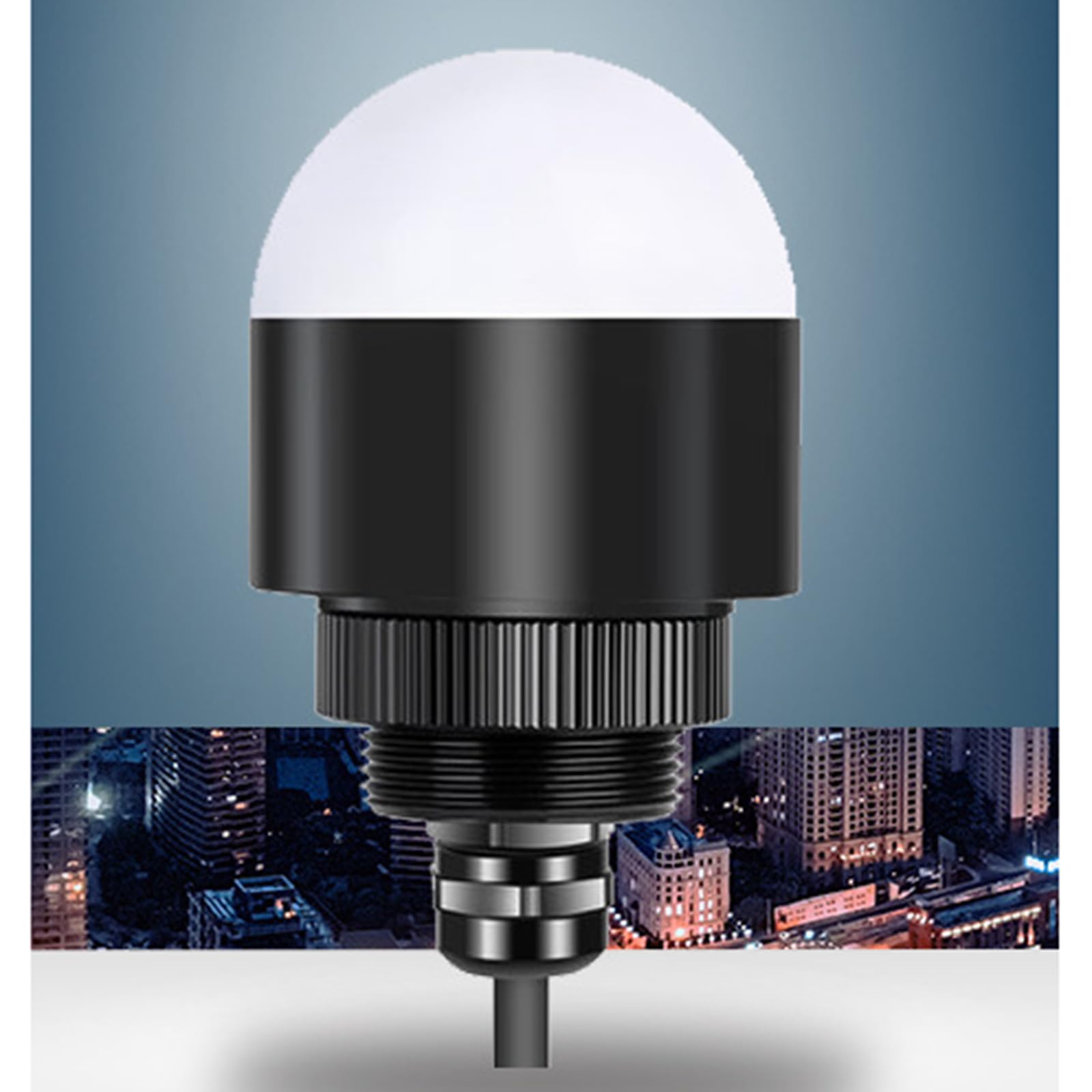 Unifizz Mini półokrągłe światło ostrzegawcze LED półkula światło sygnałowe sprzęt obrabiarki awaryjne bezpieczeństwo lampa ostrzegawcza zintegrowana trójkolorowa lampa dźwiękowa 24 V