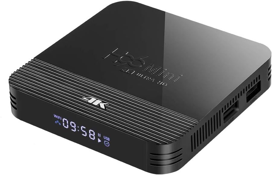 Jiqu Android 9.0 TV Box Smart Media Box 2GB RAM 16GB ROM RK3228A Quad Core Bluetooth 4.0 WIFI 2.4G & 5G Ethernet 2USB Set Top Box Support 4K Ultra HD Internet Video Player