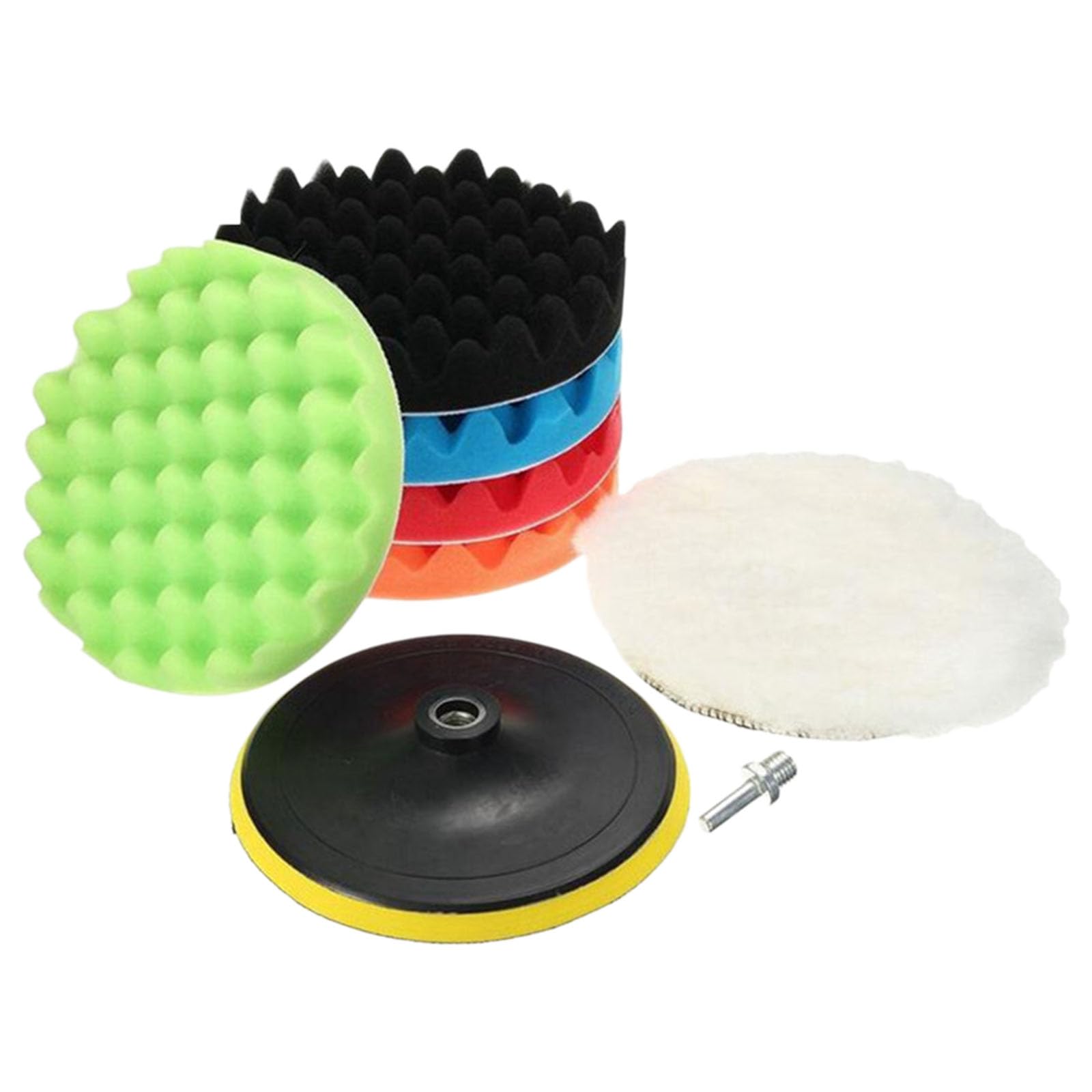 8Pcs Premium Buffing Pads for Car 7Inch Polishing Sponges Buffing Polishing Pad for Shines Sponge Pads