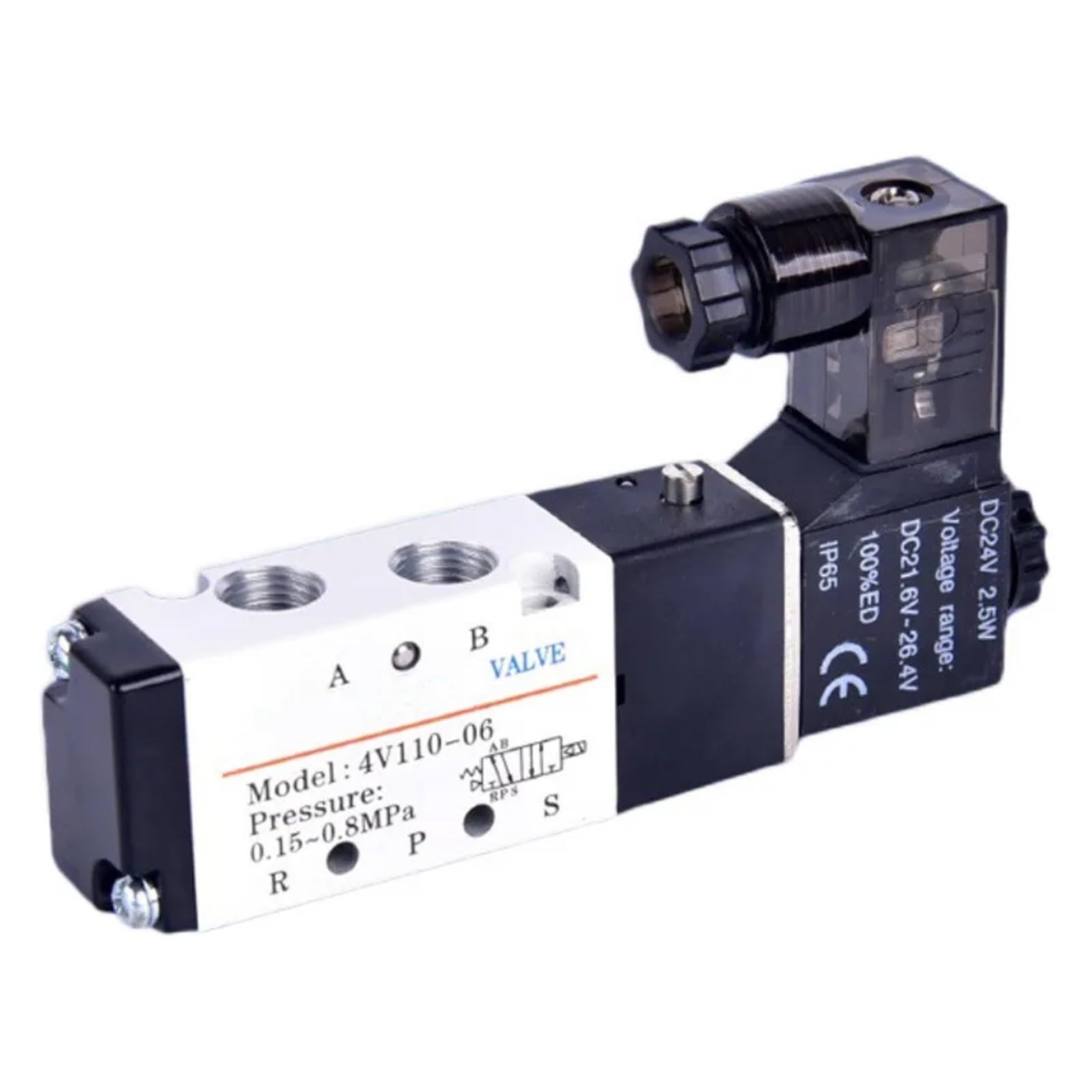 Électrovanne pneumatique 4V110-06 évite les fuites d'air dans vos vérins 220V