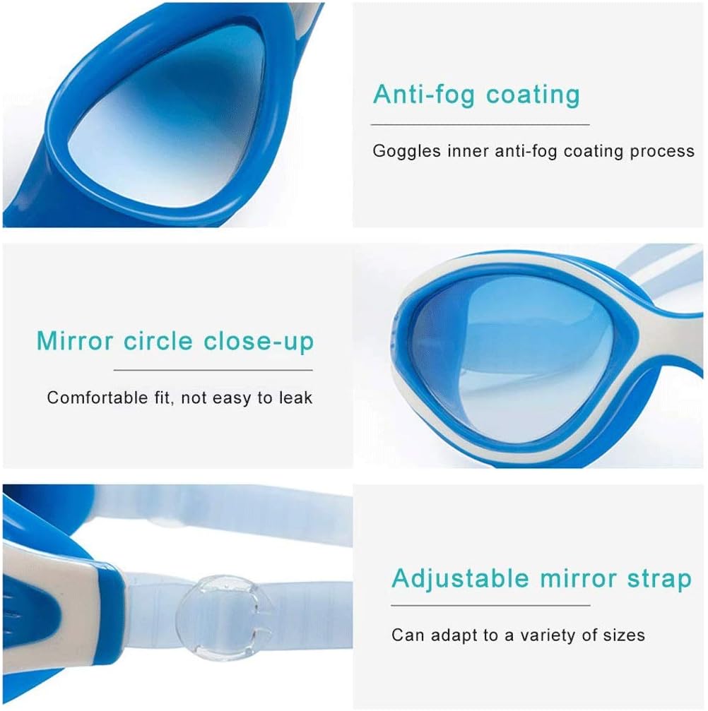 Swim Goggles, Swimming Goggles Swim Goggles for Men Adult Women Glasses No Leaking Anti Fog UV Protection