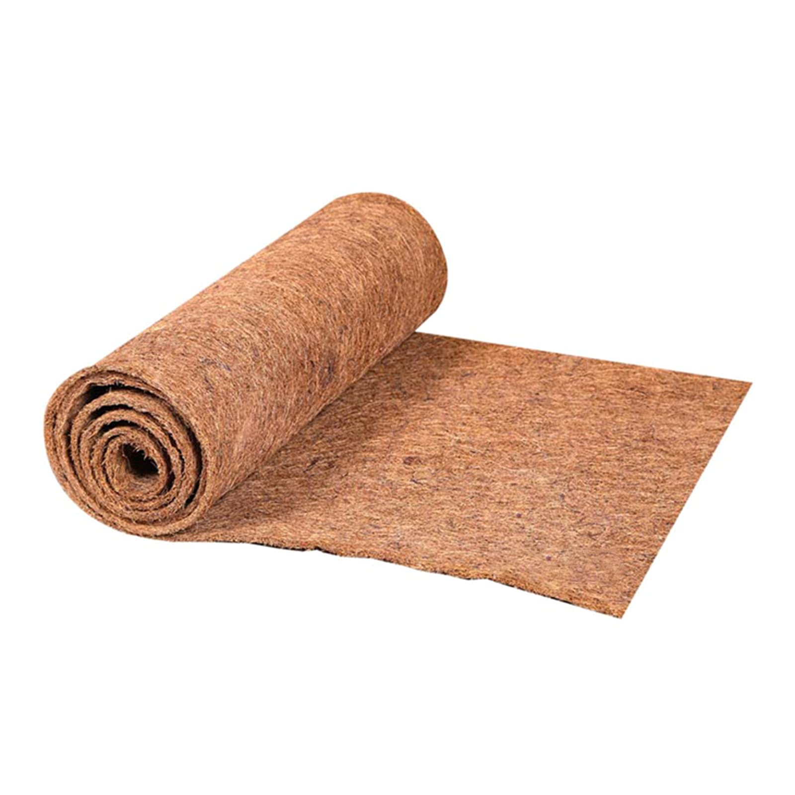 Tappeto per rettili Materasso in fibra di cocco naturale Tortoises Mat Pet Terrarium Liners Pad Biancheria da letto marrone per lucertole, Serpente Carri armati Lungo Marrone Barbuto-drago Fibra di