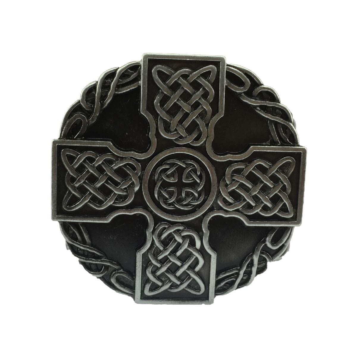 Belt Buckle W/Western Knot Cross Celtic BU344