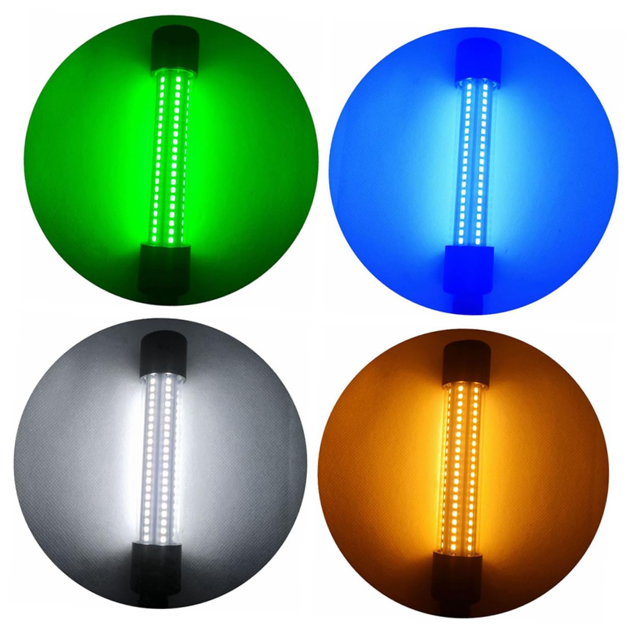 JOINPAYA 13w Fish Lamp Underwater Fishing Light Fish /dc12-24v Fresh/Salt Water Night Fishing