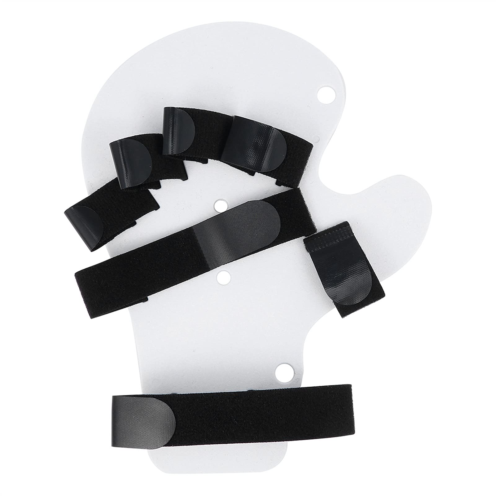 KSZJSDBoard Finger Orthotics, Resting Splint Brace Hand Wrist Orthosis Separate Finger Spasm Extension Board Splint Fingerboard Hand Protector Support (Color : White, Size : 24x17cm)