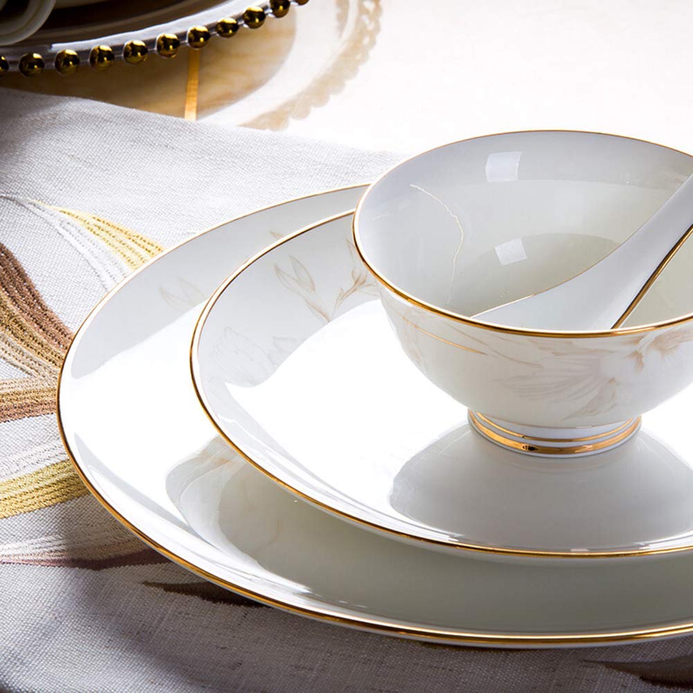 Amazon.co.jp: ディナーセット、豪華な食器セット、完全なディナー