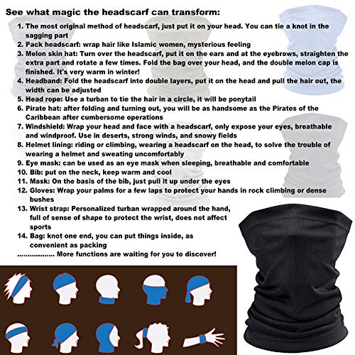 Nuovo XINDA Bandana Maschera Per Il Viso E Il Collo Gaiter Snood Cappello Scaldacollo Tubolare Sciarpa~p61038063 - Foto 10