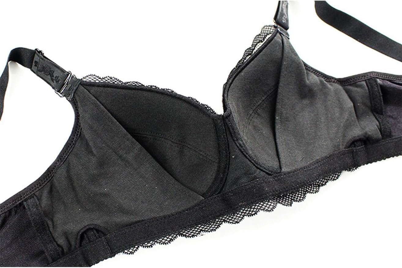 Plus Size Mastectomy Bra with Pocket | Post-Surgery Lace Bralette for Women | Silicone Breast Forms Camisole