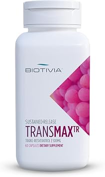 Transmax Time Release. 500mg of Trans-resveratrol + Polydatin for More Bio-Availability. High Potency. 100% Vegetarian. Premium Resveratrol Product. Physicians Choice. 60 Tablets.