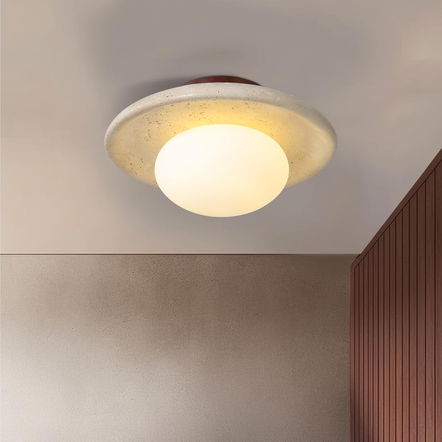Photo 1 of JIANTLAIUS Natural Stone Ceiling Light