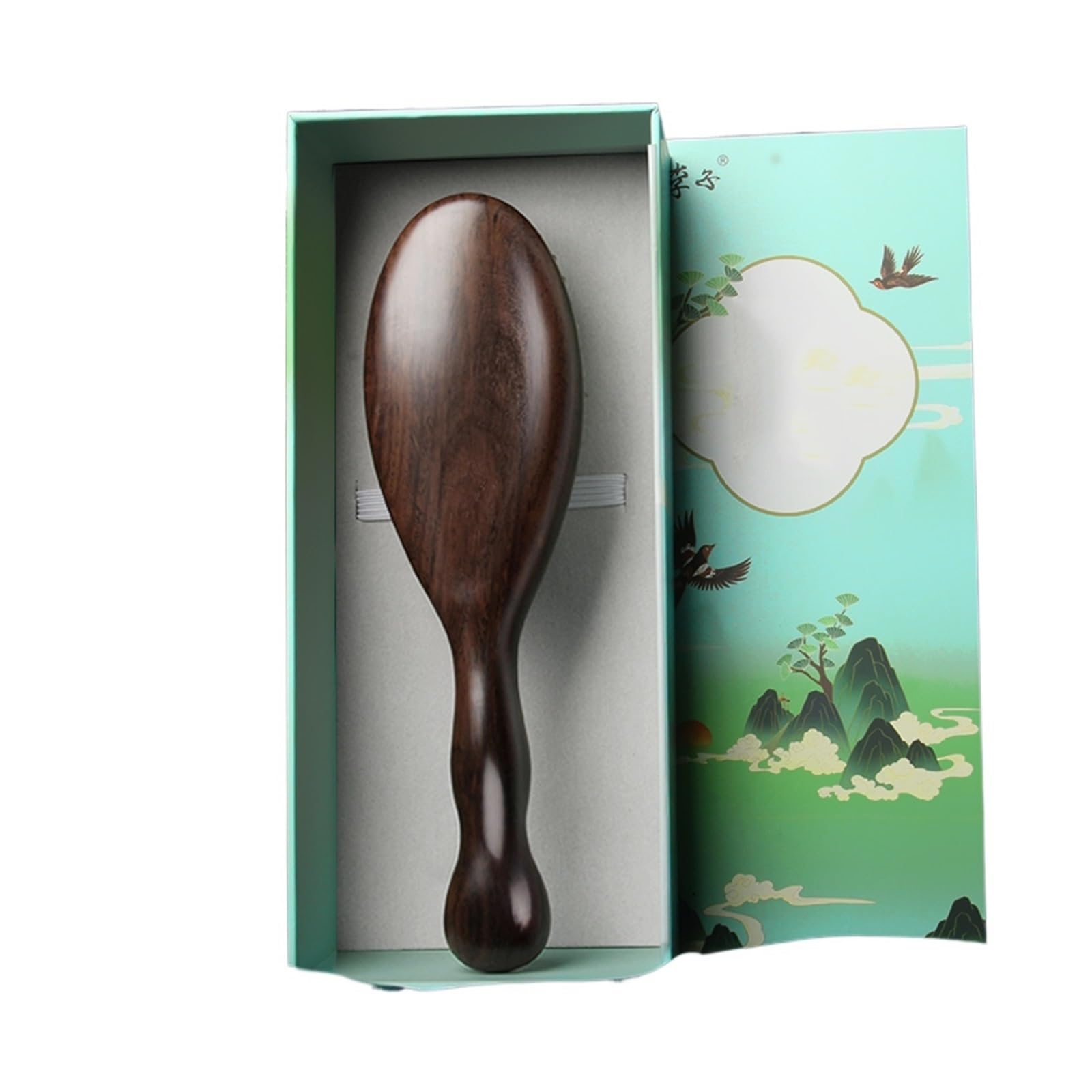 Cepillo para el Cabello, Peine Ovalado de Madera antiestático para masajes, Cepillo para el Cabello desenredante, cepillos masajeadores con cojín de Aire para Cabello Largo