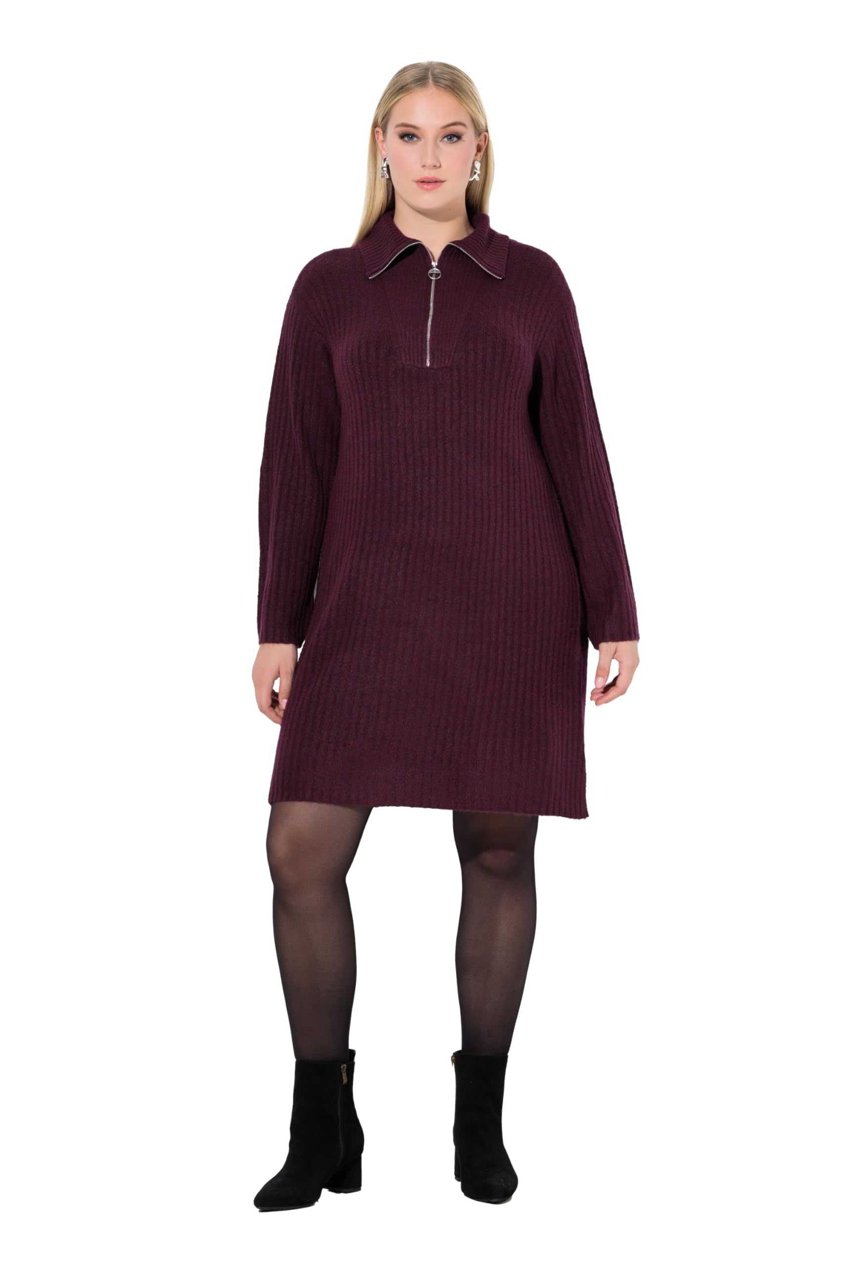Ulla Popken Damen Midikleid