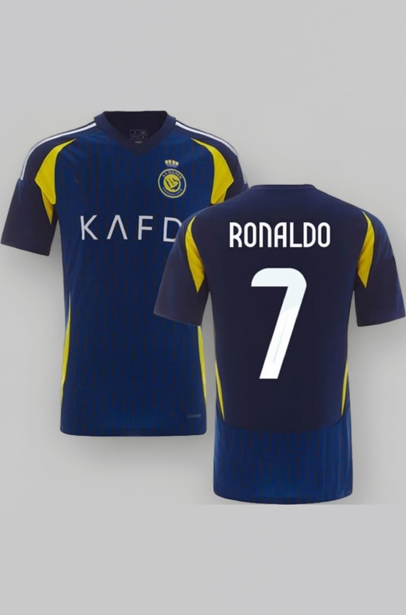 Sports Football Al Nasser New Jersey Ronaldoo 7 Tshirt 2026/2027 for Men & Boys