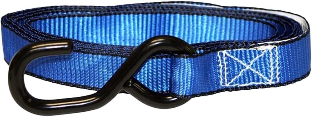 Everest Premium Ratchet Tie Down – 1 PK – 1 IN – 6 FT – 300 LBS Working Load – 900 LBS Break Strength – Cambuckle Alternative – Cargo Straps Perfect for Moving Appliances, Lawn Equipment and Motorcycles - Image 5