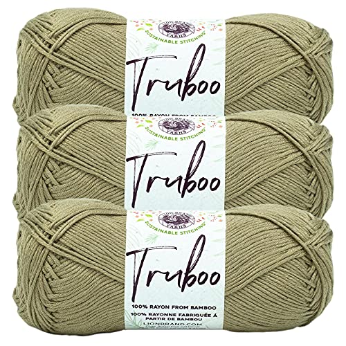 Image of (3 Pack) Lion Brand Yarn Truboo Yarn, Khaki