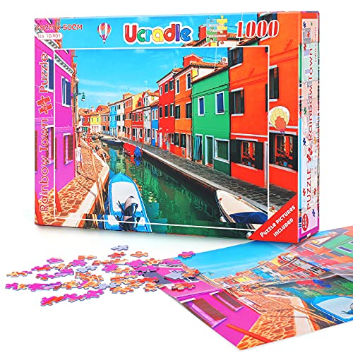 Ucradle Puzzle 1000 Teile für Erwachsene und Kinder, Puzzle mit Landschafts-Motiv Kinderpuzzle mit 70x50 cm…