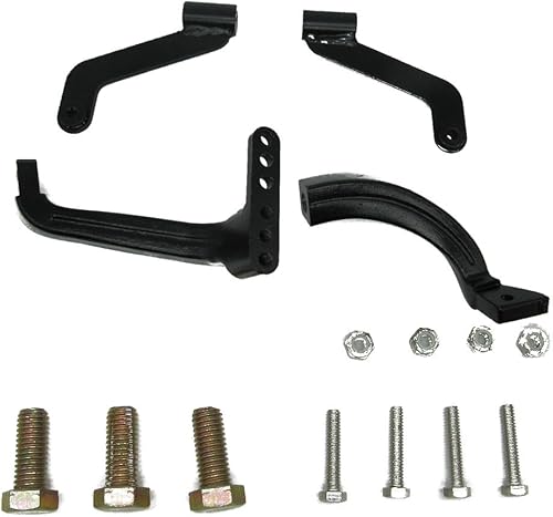 Soportes de montaje para placa de suelo para conductor negro Harley FLH Touring 93-17