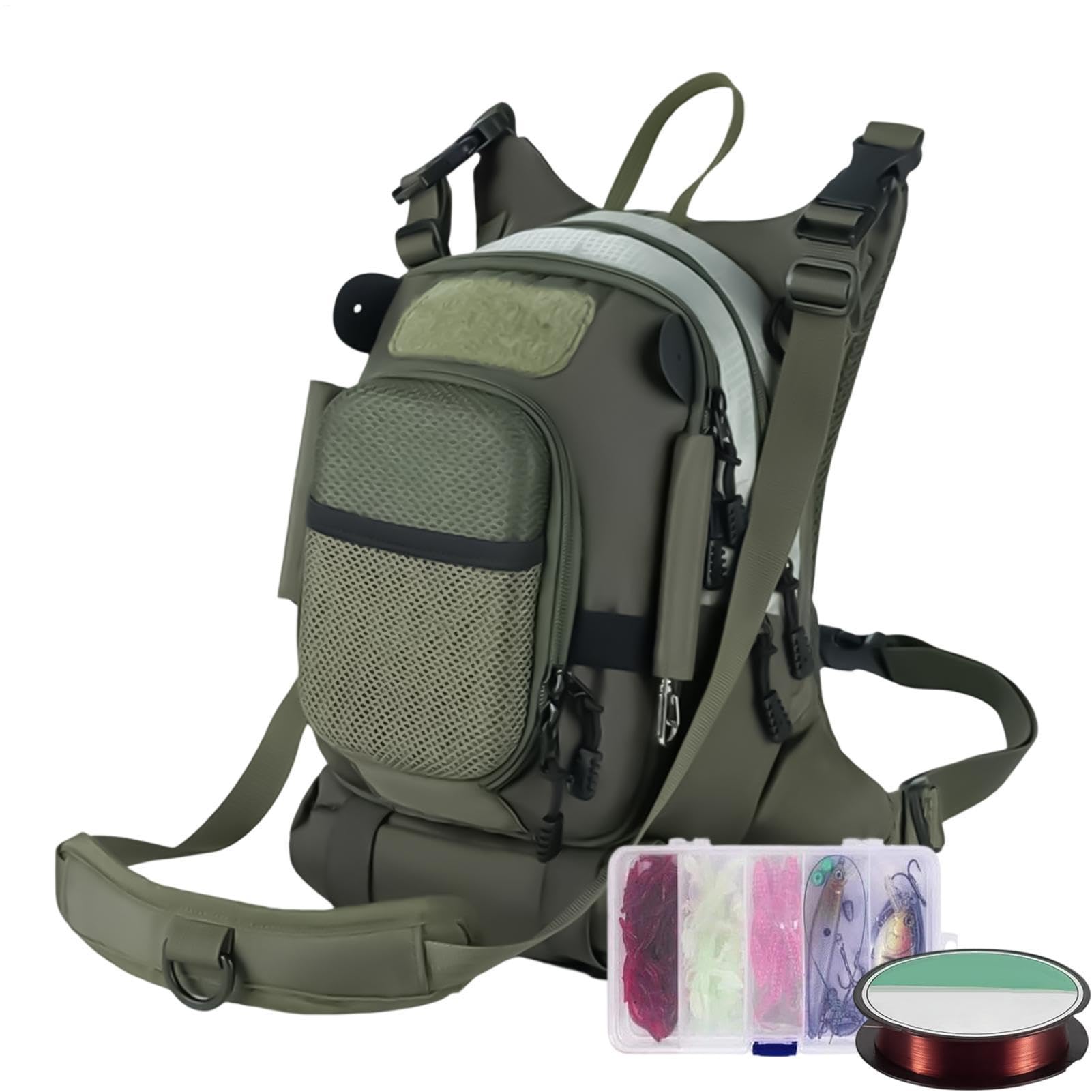 Borsa da pesca a mosca per attrezzatura da pesca e