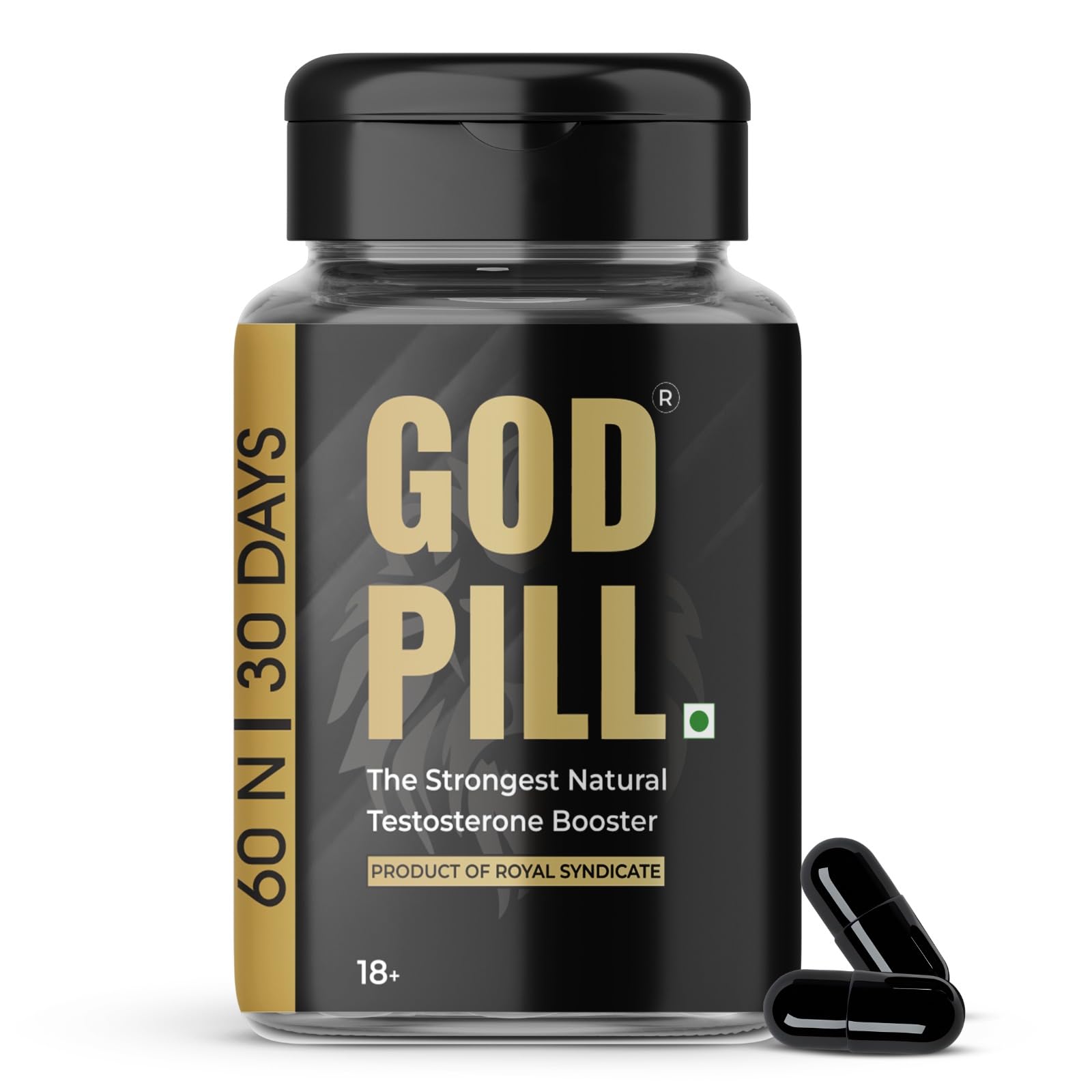 GOD PILL Testosterone Supplement for Men | Special Blend With Ashwagandha,Fadogia Agrestis |Supports Performance,Stamina & Strength. 60 Veg Capsules (B0DHCYX98V) Amazon Price History, Amazon Price Tracker
