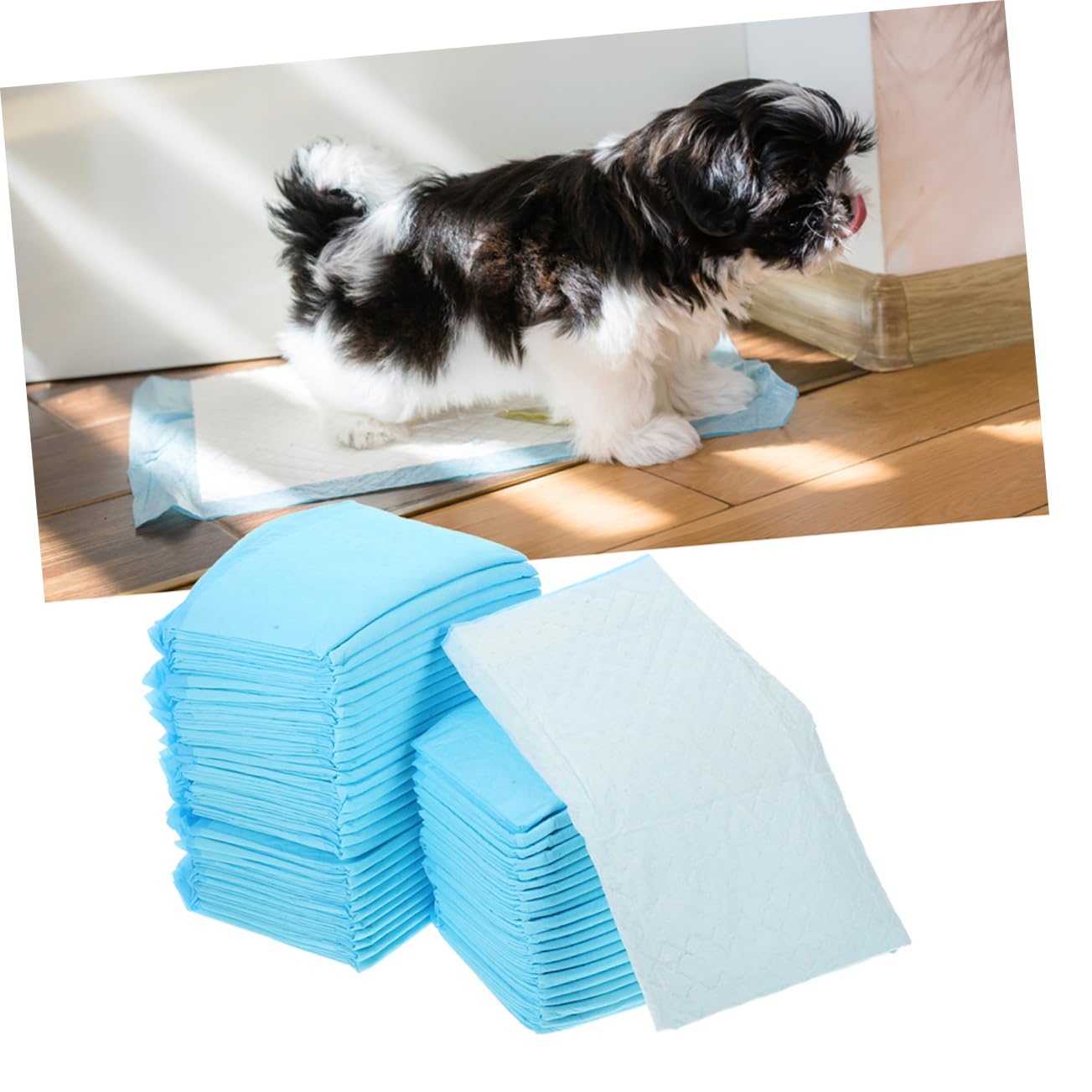 UPKOCH 100pezzi Tappetini Monouso Assorbenti Per Cani e Cuccioli Tappetini Per Per Animali Domestici Adatti Per Addestramento Al Vasino Pulizia Quotidiana