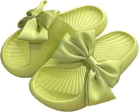 Amazon Co Jp スリッパ 室内履き レディース リボン 蝶結び かわいい 夏 軽量 履きやすい 歩きやすい 厚底 柔らかい シャワーサンダル トイレスリッパ ベランダ用 室外用 プール 温泉 グリーン ホワイト ブラック ピンク シーグリーン オシャレ ファッション