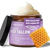 Body Restore Grass Fed Whipped Beef Tallow Balm for Face & Body – Manuka Honey, Jojoba Oil, Cocoa Butter – Deep Moisture for Dry, Cracked Skin – Non-Greasy, Fast Absorbing – Made in USA – Lavender