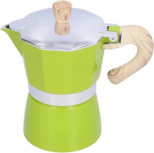 Miniatura 3 de Cafetera Moka Pot 4 tazas Moka Pot Estufa Cafetera Espresso Maker Moka Pot Cafetera Cubana para Cappuccino Latte Moka Cafetera