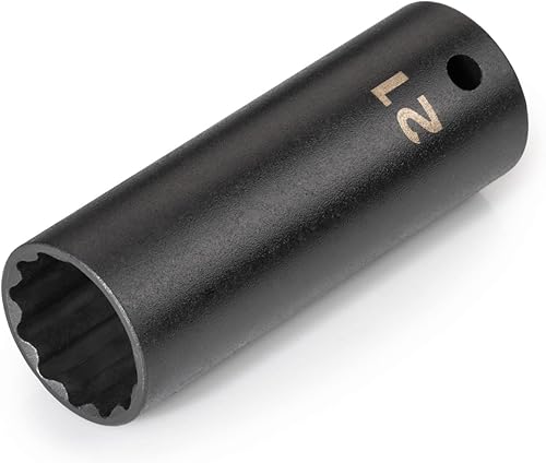 Miniatura 22 de TEKTON Encastre de 1/2 pulgada x 9/16 pulgadas de profundidad 12 puntos de impacto SID23214 Profundo