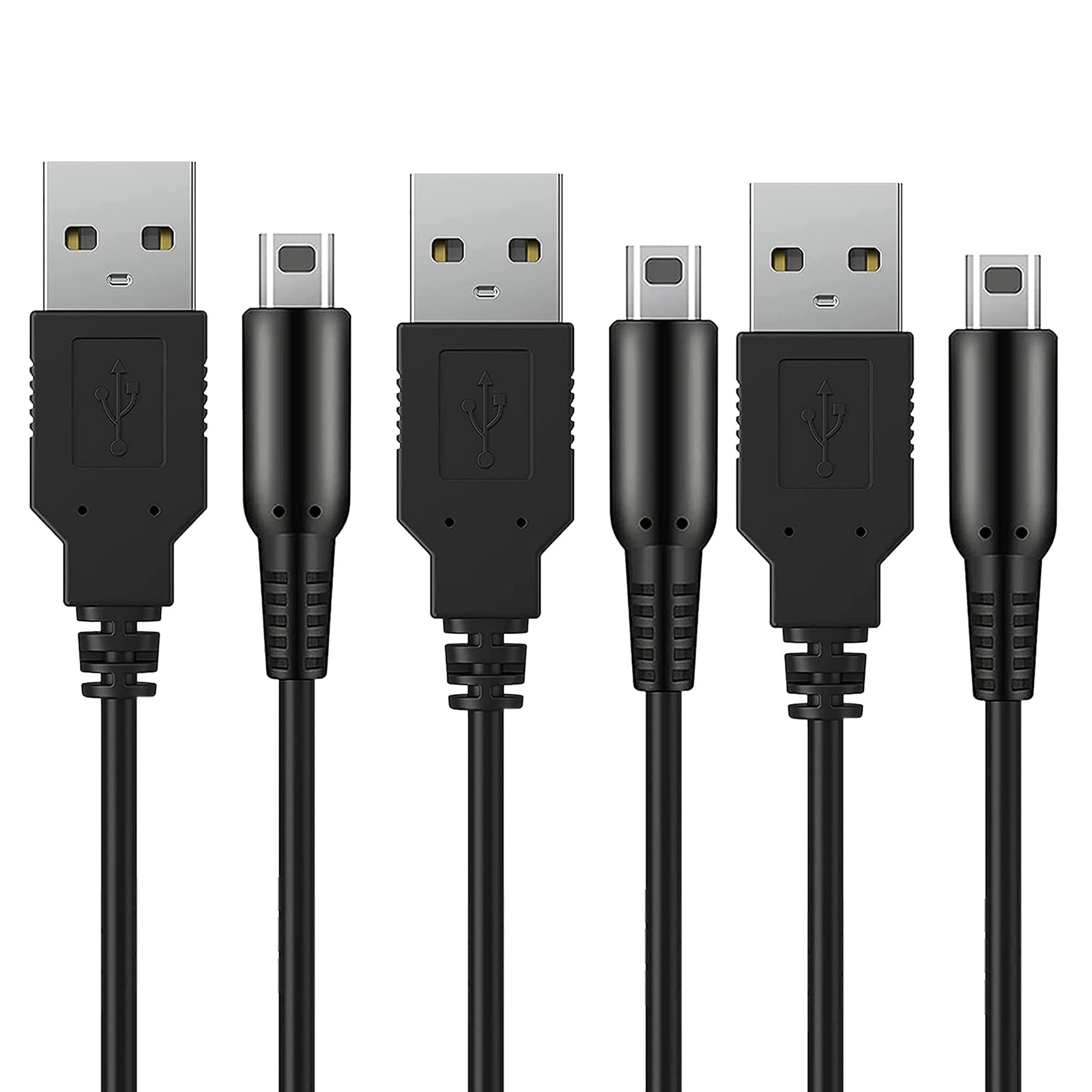 Amazon | Suptopwxm 3DS 充電器 充電ケーブル 1.2m 3本セット USB電源