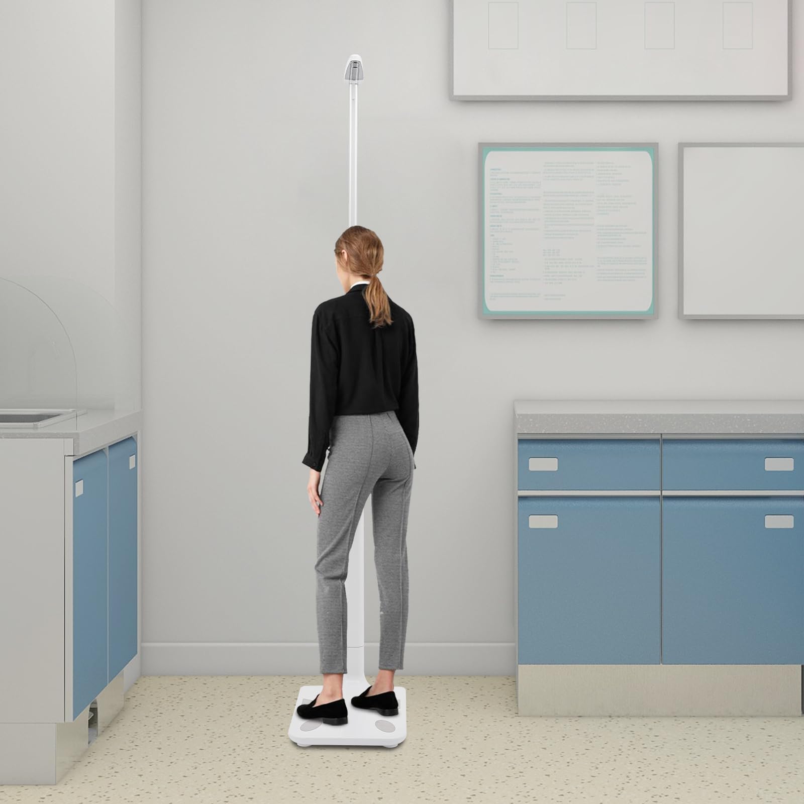 Analizzatore di grasso corporeo ad ultrasuoni, bilancia multifunzione con display a LED, bilancia intelligente Bmi Calcolo max 400 libbre per assistenza sanitaria, casa e centri fitness