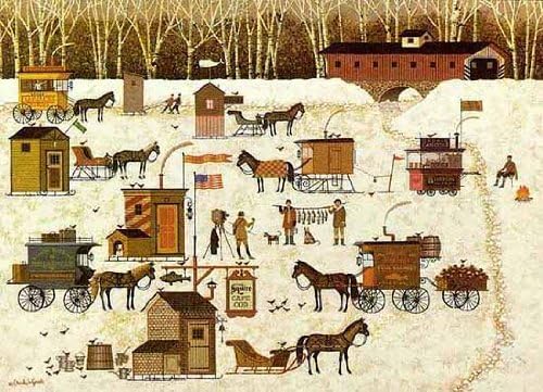 Charles Wysocki - Cape Cod Cold Fish Party