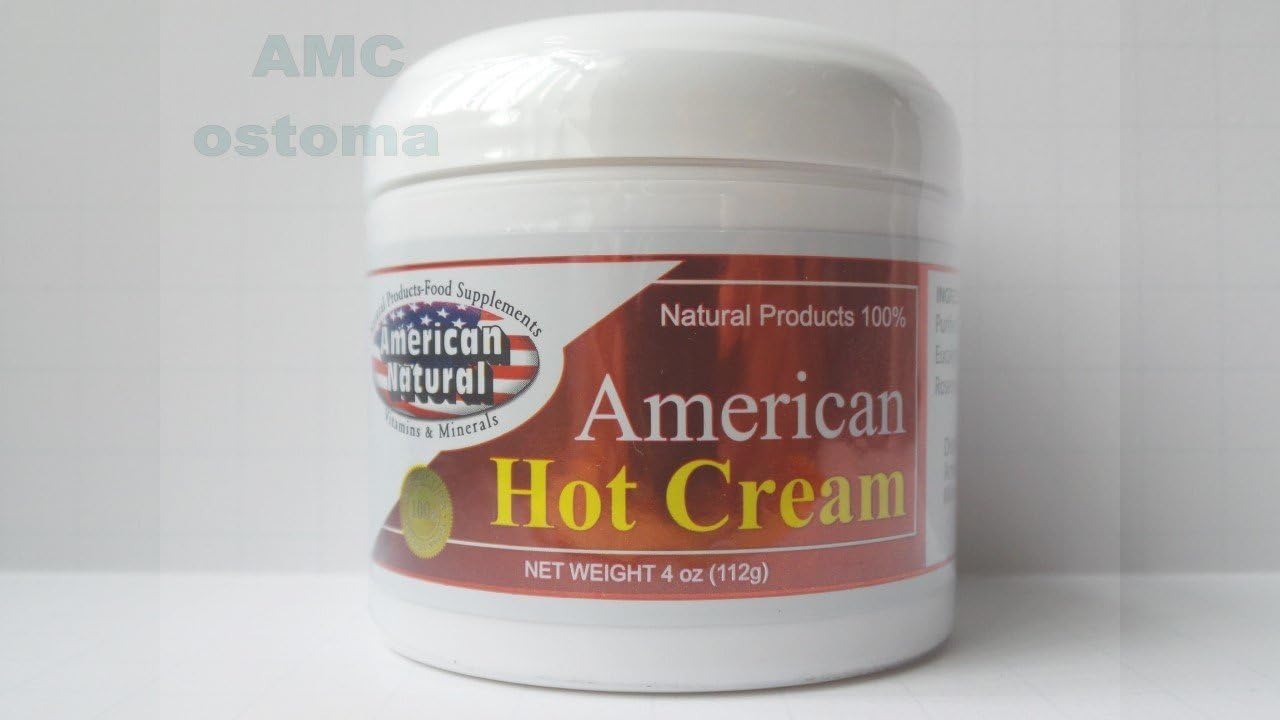 American Natural American Hot Cream 4 oz Excessive Body Fat Burner Reducer