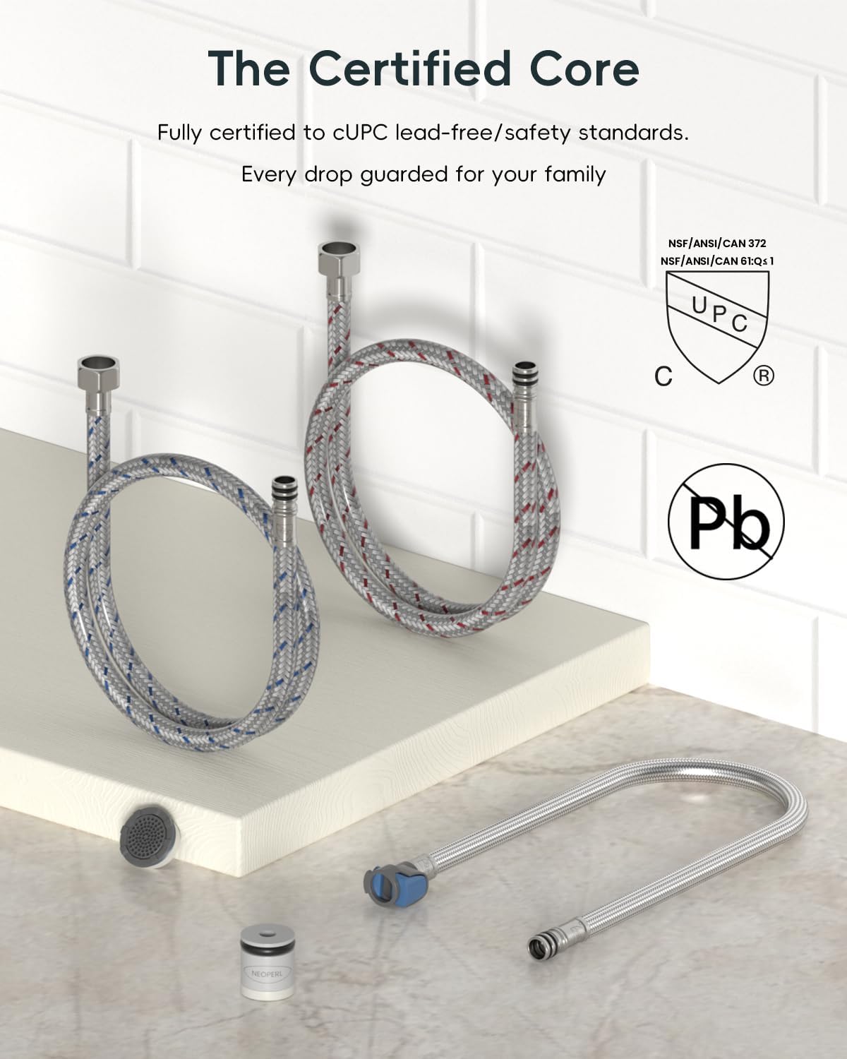 DAYONE 3 Holes Kitchen Sink Faucets with Soap Dispenser and Separate Handle, 2 Holes Pull Down Oil Rubbed Bronze Sink Faucet for Kitchen, Single Handle High Arc, DAY-279ORB
