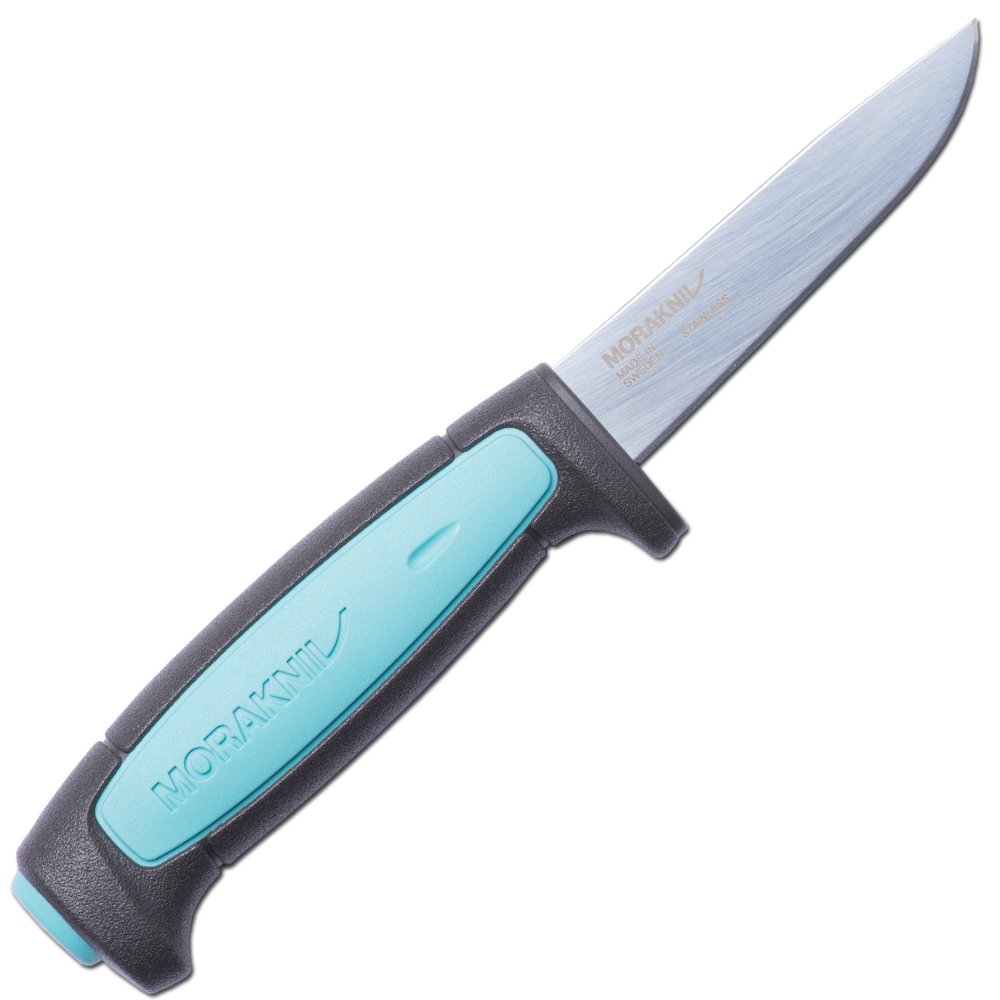 Craftline Flex Trade Knife with Sandvik Stainless Steel Blade and Combi-Sheath, 3.5-Inch, Grey (M-12248)