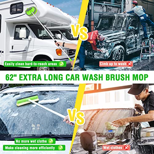 Lezcufer LEZCUFER666 17Pcs Car Wash Kit,62 Inch Car Wash Brush Mop thumb #3