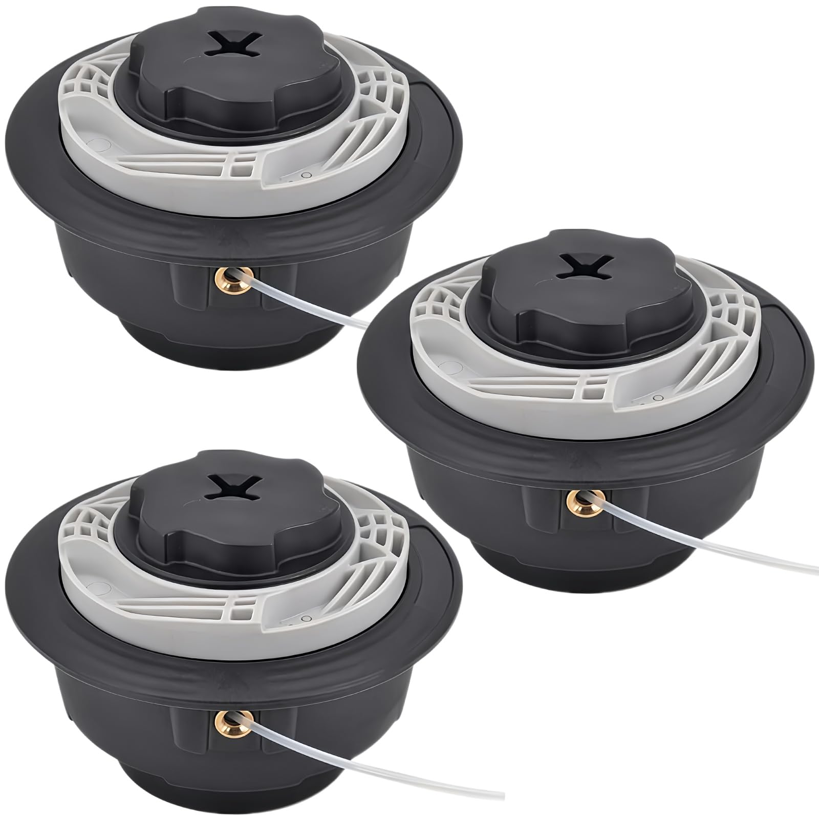Paquete de 3 cabezales de recortadora de alimentación automática C6-2, compatible con recortadoras multimodelo, sustituye a 4006 710 2126/2106